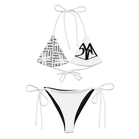 SYM White Recycled String Bikini