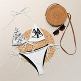 SYM White Recycled String Bikini