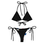 SYM Black Recycled String Bikini