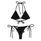 SYM Black Recycled String Bikini