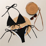 SYM Black Recycled String Bikini