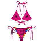 SYM Cheeky Rainbow Recycled String Bikini