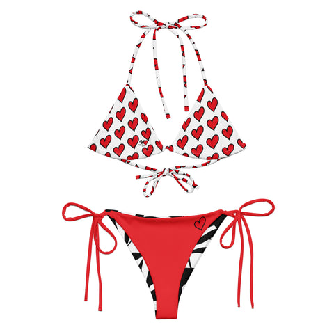 Speak Your Heart Limited Edition Recycled String Bikini