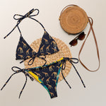 SYM Colourful Giraffes Recycled String Bikini