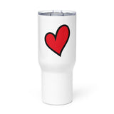 SYM Heart Travel Mug with handle