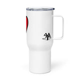 SYM Heart Travel Mug with handle