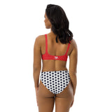 SYM Blue Stars Recycled high-waisted Bikini