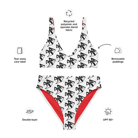 Speak Your Heart Limited Edition Recycled high-waisted Bikini