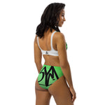 SYM Neon Green Recycled high-waisted Bikini