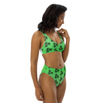 SYM Neon Green Recycled high-waisted Bikini