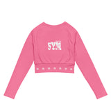 SYM Not Your Date Recycled Long-sleeve Crop Top