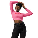 SYM Not Your Date Recycled Long-sleeve Crop Top