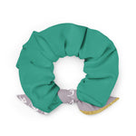 SYM Green and Gold Scrunchie