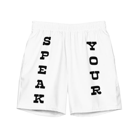 SYM essential white Swim Trunks