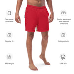 SYM Red Butterflies Swim Trunks