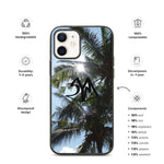 Biodegradable Cambodia Palm Trees iPhone Case