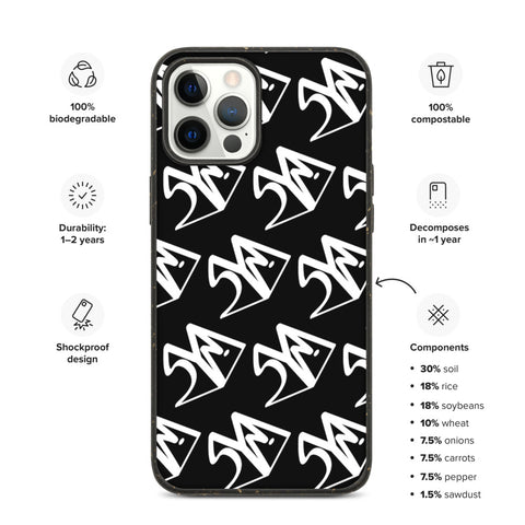 Biodegradable SYM essential pattern iPhone Case