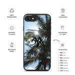 Biodegradable Cambodia Palm Trees iPhone Case