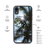 Biodegradable Cambodia Palm Trees iPhone Case