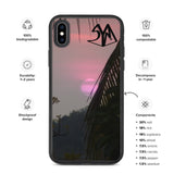 Biodegradable Cambodia Sunset iPhone Case