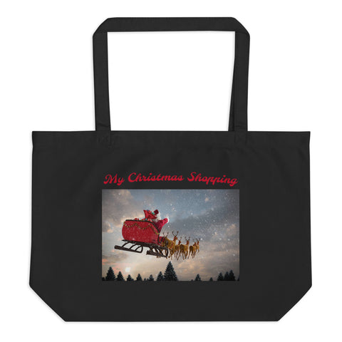 SYM Christmas Time Large Organic Tote Bag