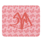 SYM Pink Butterflies Mouse Pad