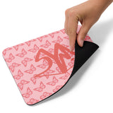 SYM Pink Butterflies Mouse Pad