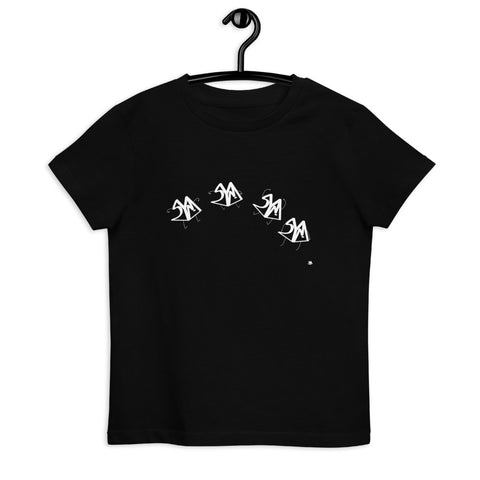 Jumping Logo Organic Cotton Kids T-shirt