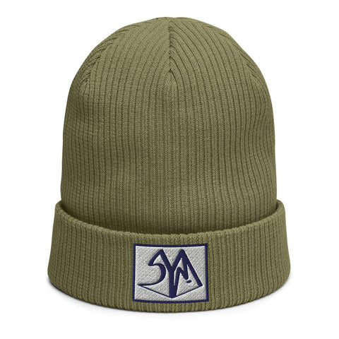 SYM Organic Cotton Olive ribbed Beanie