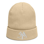 SYM Organic Cotton Sand 3D puffed ribbed Beanie