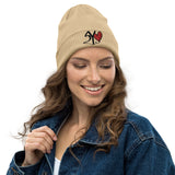 Limited Edition Speak Your Heart Organic Cotton ribbed Beanie