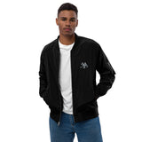 Premium Recycled Black Bomber Jacket