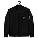 Premium Recycled Black Bomber Jacket