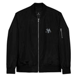 Premium Recycled Black Bomber Jacket