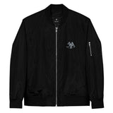 Premium Recycled Black Bomber Jacket