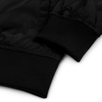 Premium Recycled Black Bomber Jacket