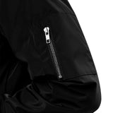 Premium Recycled Black Bomber Jacket