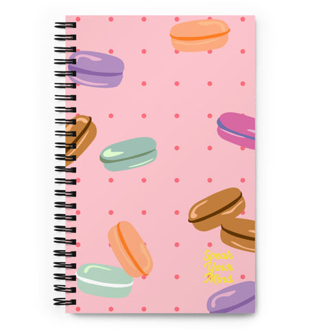 SYM Macarons Spiral Notebook