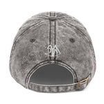 SYM Vintage Cotton Charcoal Gray Twill Cap