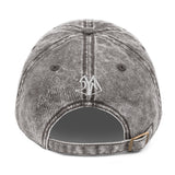 SYM Vintage Cotton Charcoal Gray Twill Cap