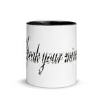 Speak Your Mind Mugs with colour inside