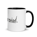 Speak Your Mind Mugs with colour inside
