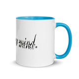 Speak Your Mind Mugs with colour inside
