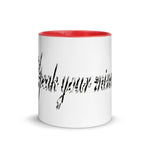 Speak Your Mind Mugs with colour inside
