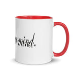 Speak Your Mind Mugs with colour inside