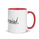 Speak Your Mind Mugs with colour inside
