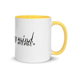 Speak Your Mind Mugs with colour inside